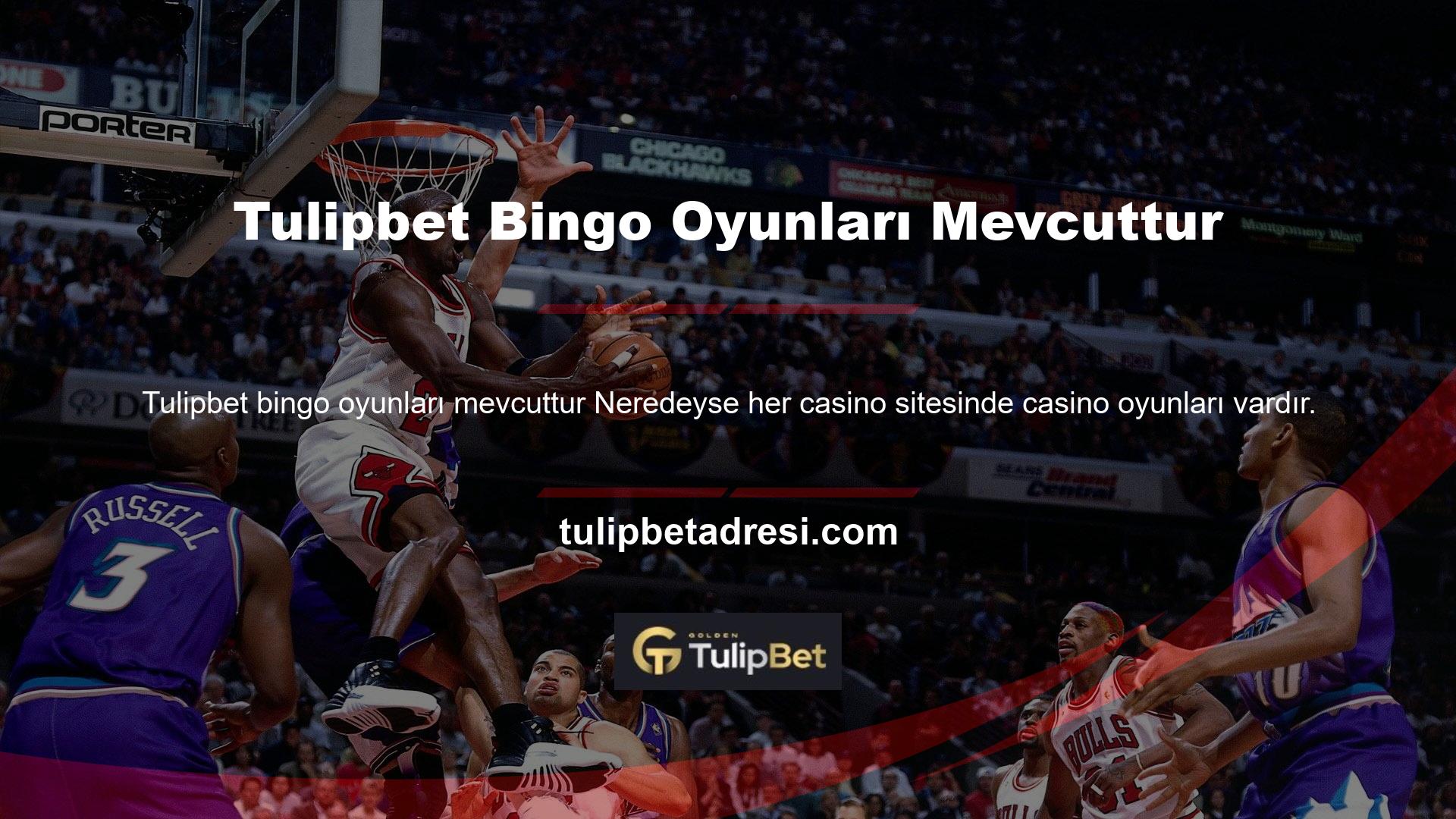 Üstelik bingo, çoğu web sitesinde kolayca bulunabilen casino oyunlarından biridir